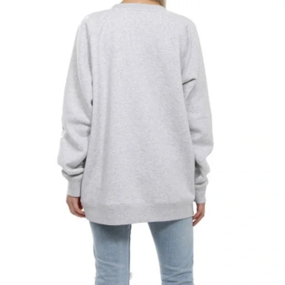 Brunette The Label Light Gray 'Redhead' Sweatshirt NWT (DISCONTINUED) - Picture 3 of 10